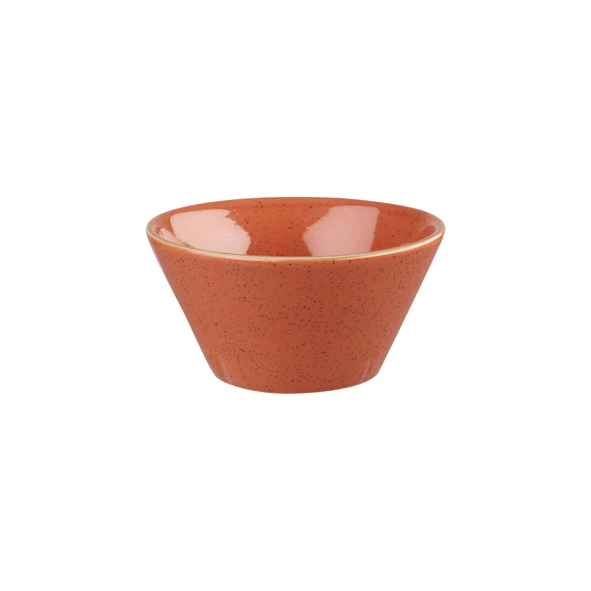 Churchill Stonecast Arancio Mattone Puntinato Coppetta Svasata 8x4 cm 12 Pezzi
