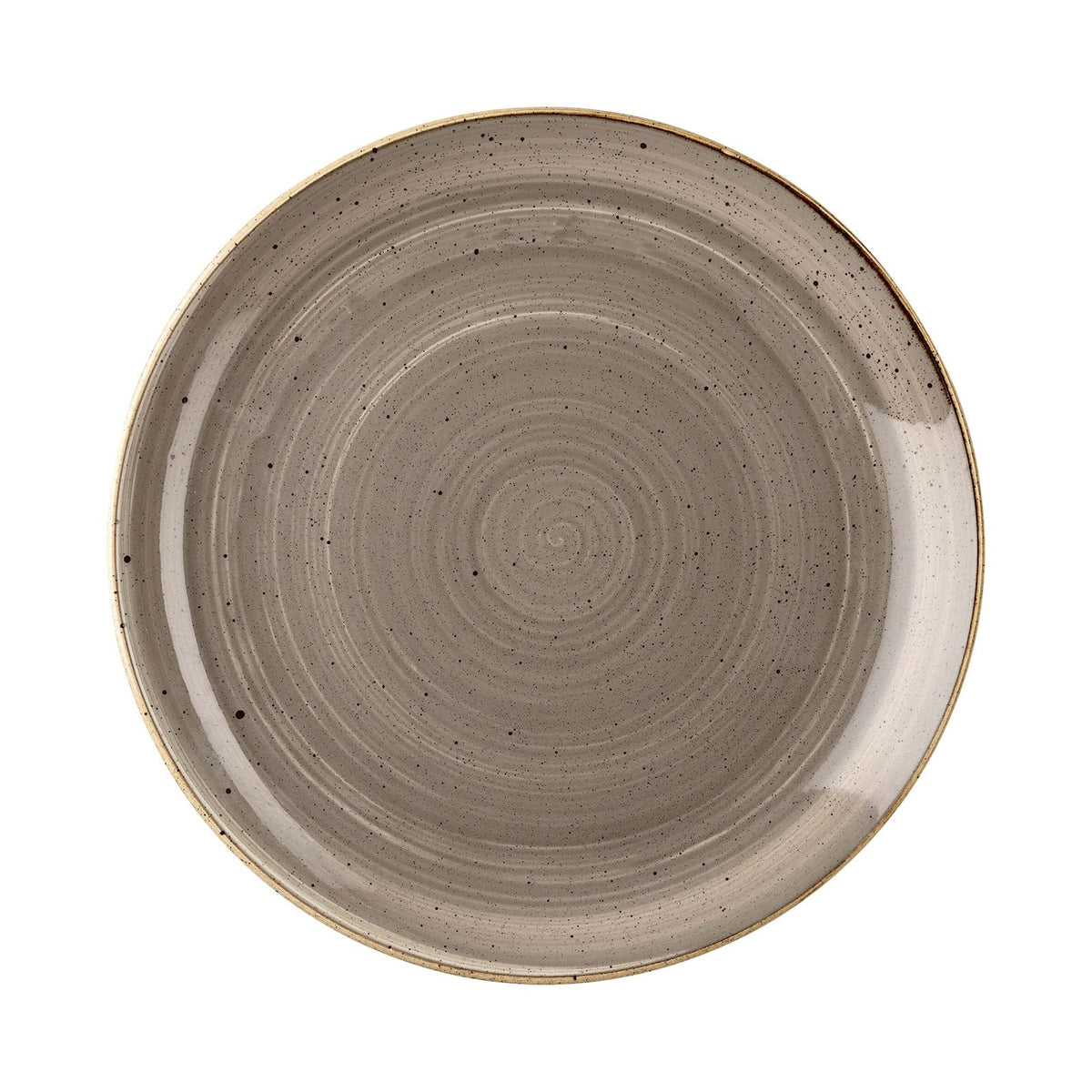 Churchill Stonecast Grigio Puntinato Piatto Piano Ø 28,8 cm 12 Pezzi