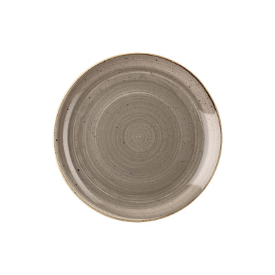Churchill Stonecast Grigio Puntinato Piatto Frutta Ø 21,7 cm 12 Pezzi