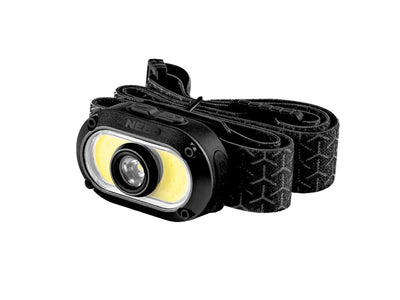 NEBO MYCRO 500+ Black Line lampada frontale/berretto 500 lumen ricaricabile USB-C NEB-HLP-1005B