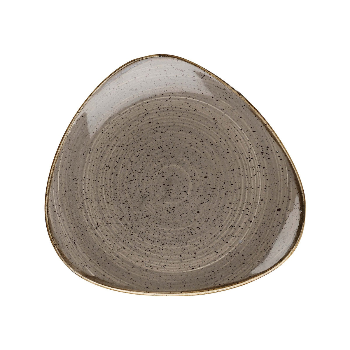 Churchill Stonecast Grigio Piatto Piano Triangolare Ø 31,1 cm 6 Pezzi