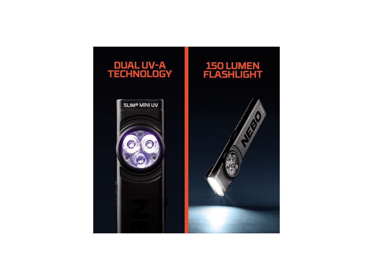 NEBO SLIM MINI UV NE1005 - luce ultravioletta UV attivata