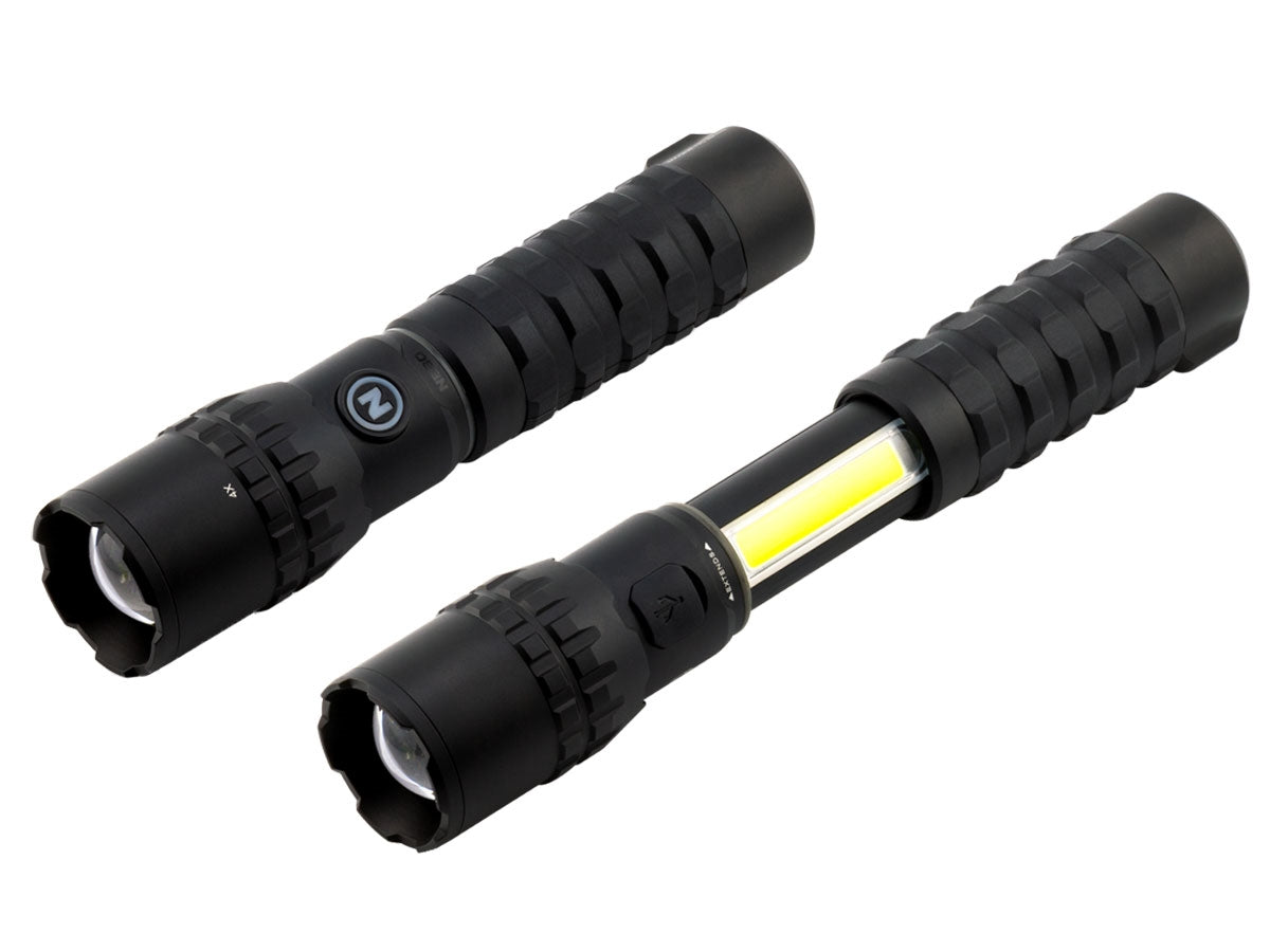 NEBO SLYDE KING 2K Black Line torcia 2000 lumen zoom 4x + COB 500 lumen WLT-1003B