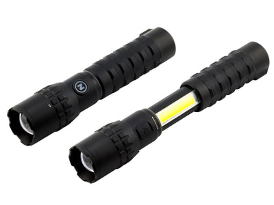 NEBO SLYDE KING 2K Black Line torcia 2000 lumen zoom 4x + COB 500 lumen WLT-1003B