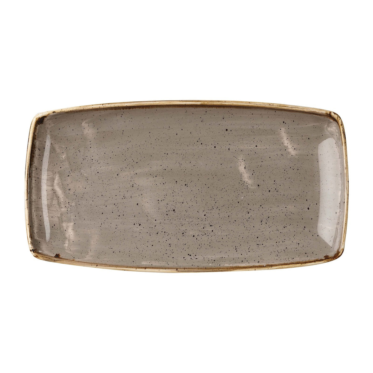 Churchill Stonecast Grigio Vassoio Rettangolare cm 35x18,5 6 Pezzi