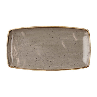 Churchill Stonecast Grigio Vassoio Rettangolare cm 35x18,5 6 Pezzi