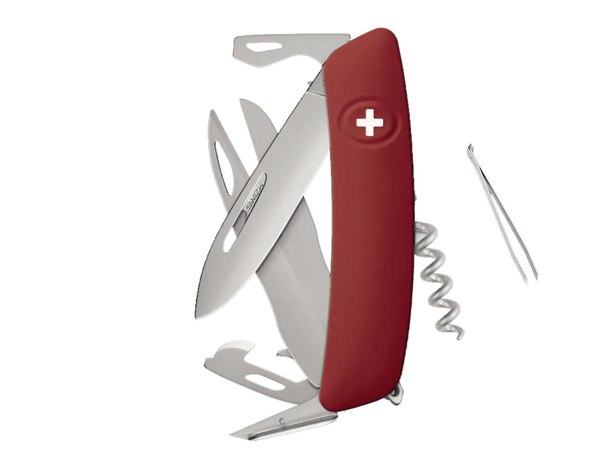Swiza D07R Am Scissors Red (KNR.0116.1900)