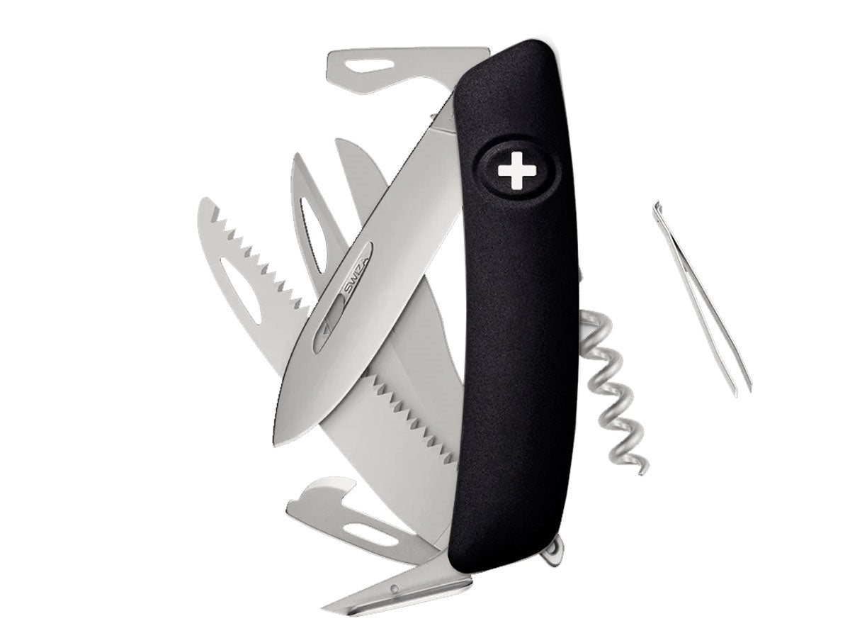 Swiza D09R Am Saw & Scissors Black (KNR.0136.1010)