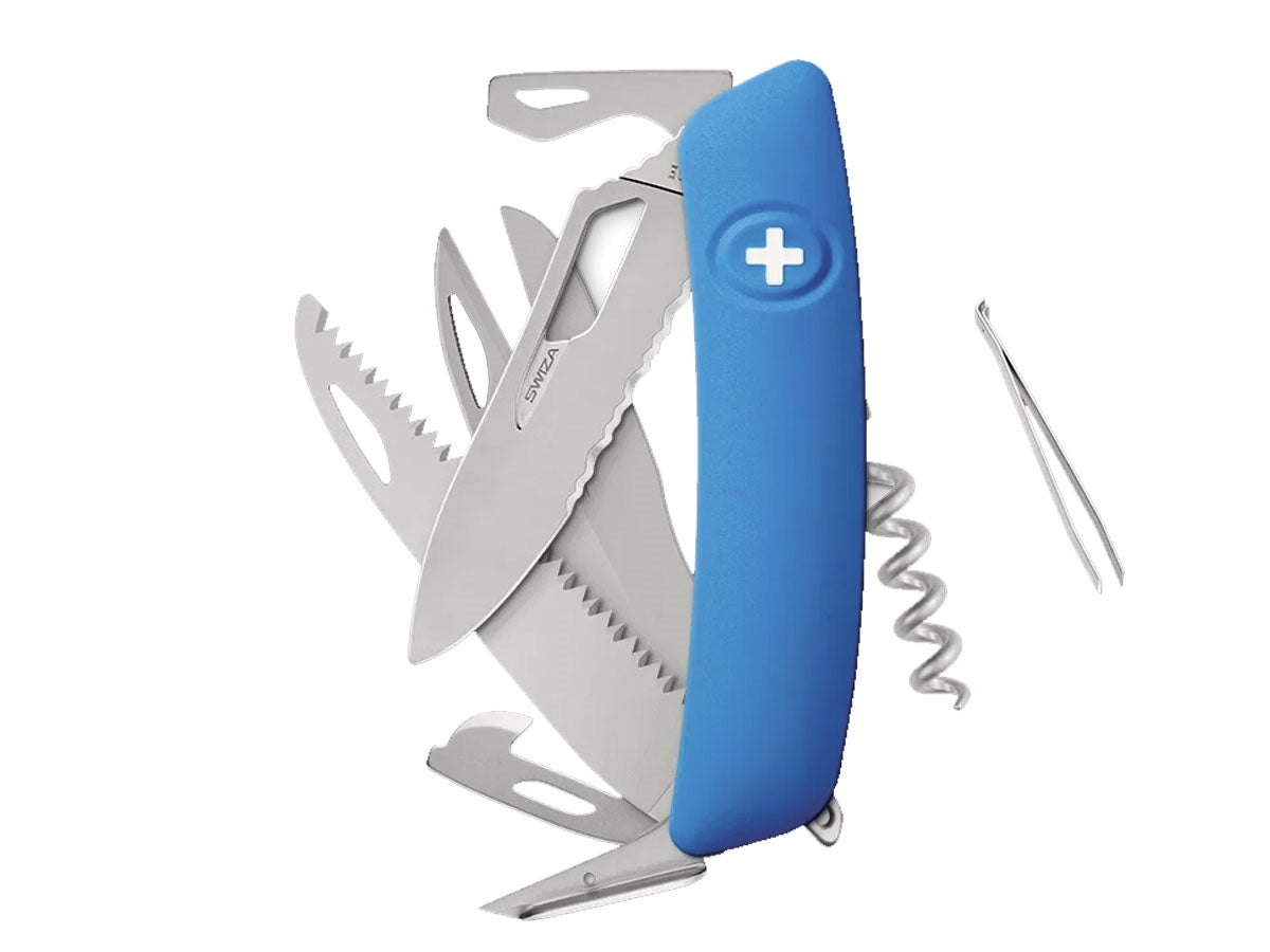 Swiza SH09TR Am Saw & Scissors Wavy Edge Blue (KST.0136.1030)