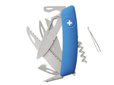 Swiza SH09TR Am Saw & Scissors Wavy Edge Blue (KST.0136.1030)