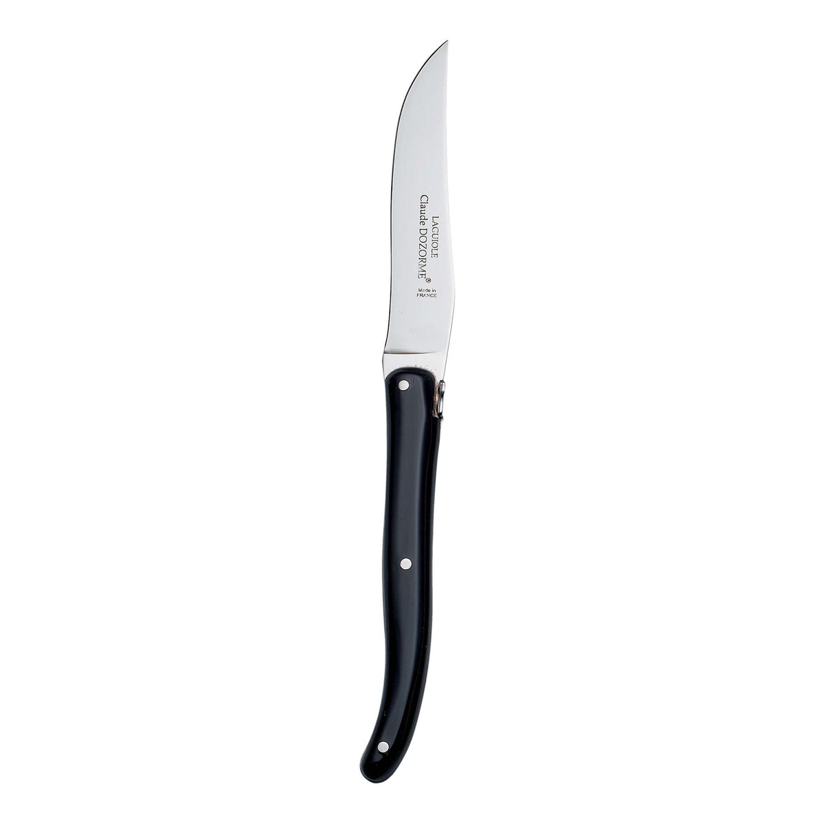 Coltello Bistecca Laguiole Manico Nero 5 Pezzi