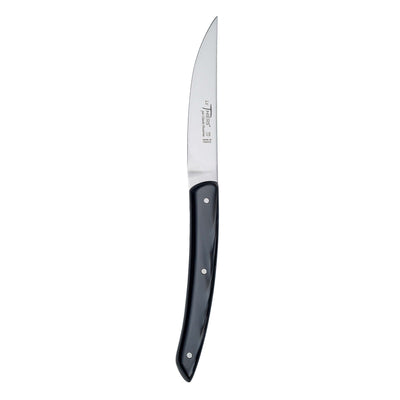 Le Thiers Coltello Bistecca Manico Corno Nero 5 Pezzi