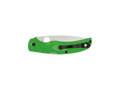 Spyderco Native Chief Salt C244PGR lama LC200N FRN verde Bi-Directional Texture - dettaglio lama