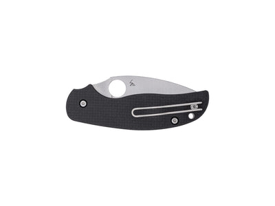 Spyderco Sage 6 C123CFBCLP vista laterale, design Kevin Smock
