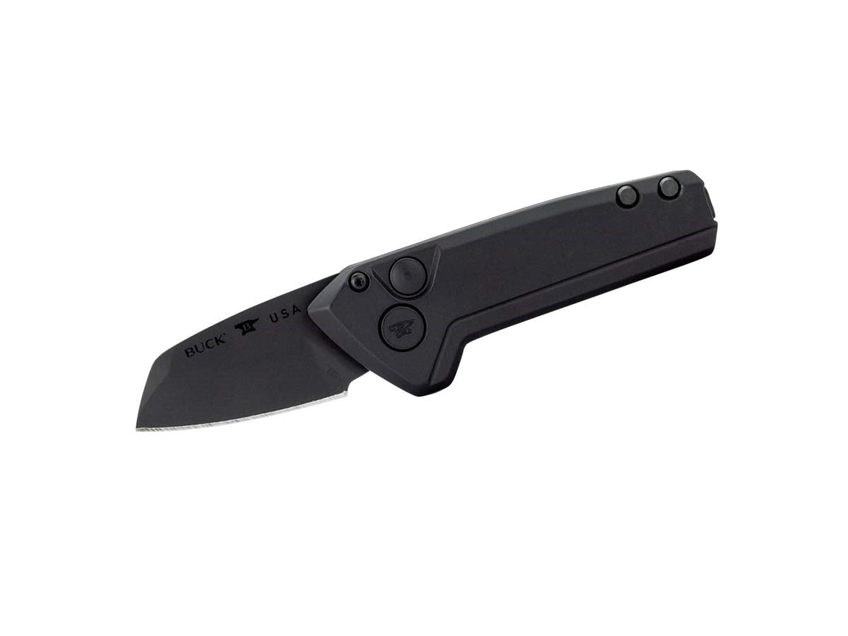 Buck Mini Deploy Wharncliffe Black Al 0839BKS1-B