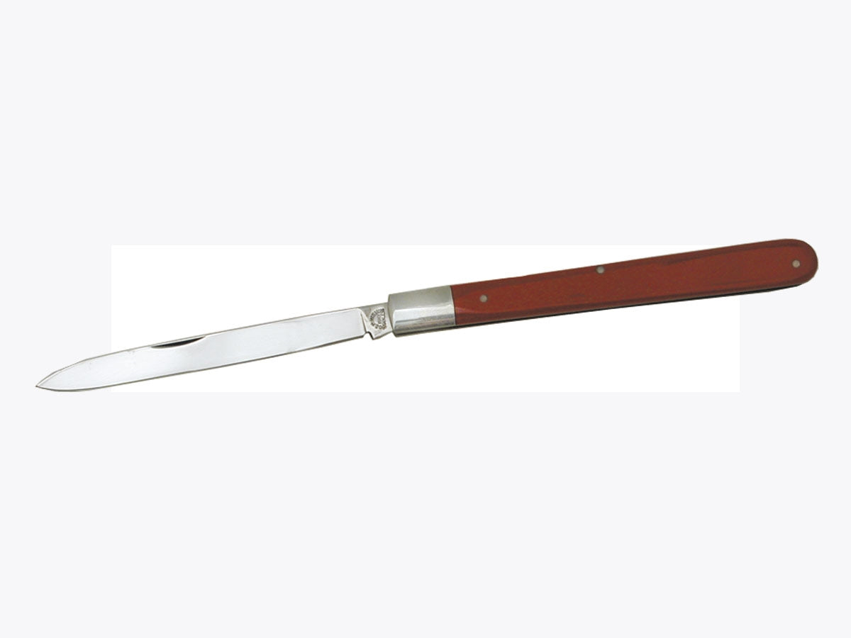 Coltello Wuerstel Cem 441/12 manico plastica nero o rosso, lama 9 cm, totale 22 cm, Made in Italy