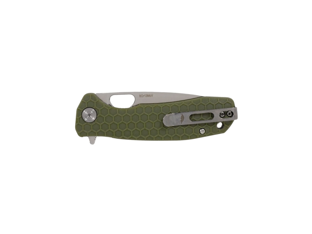 Honey Badger HB1003 Flipper Drop Point Large Green - foto 2