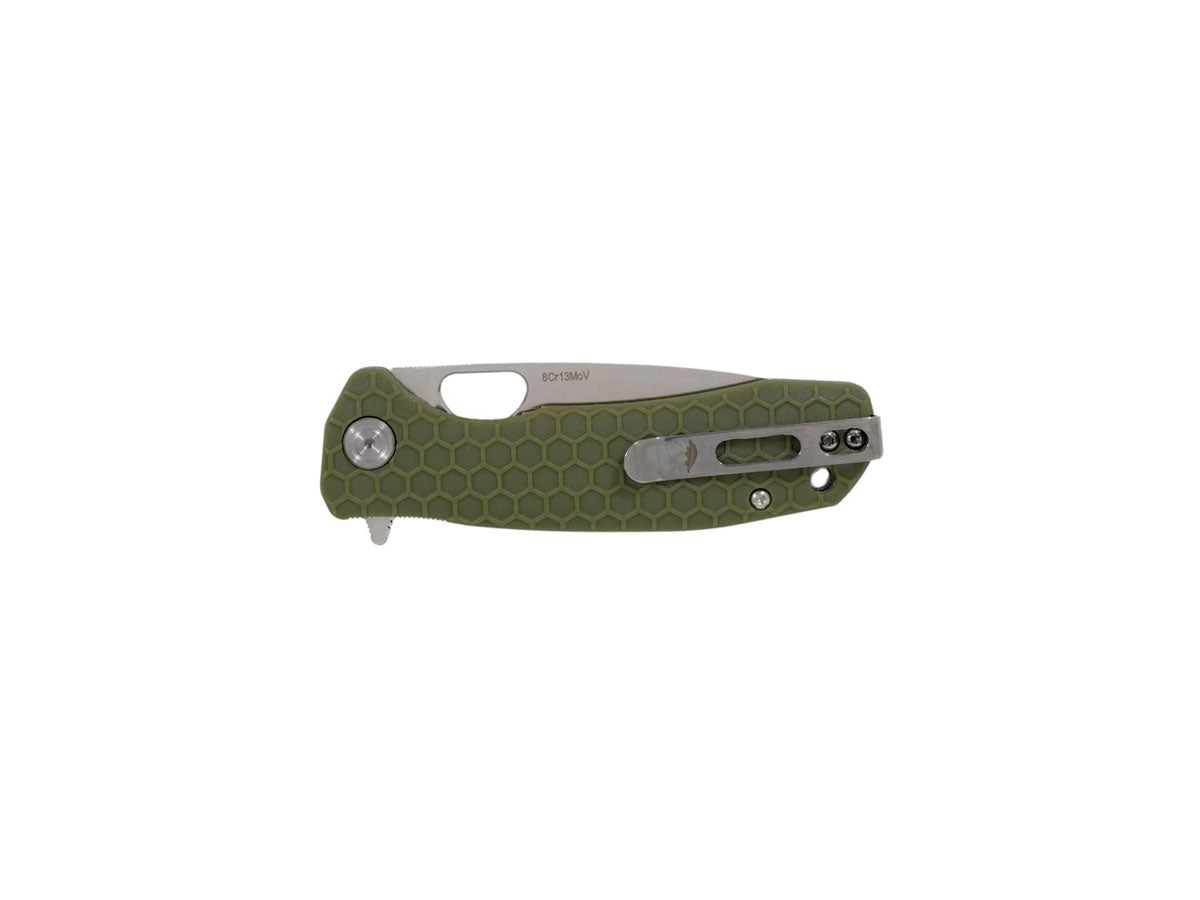 Honey Badger HB1013 Flipper Drop Point Medium Green - foto 2