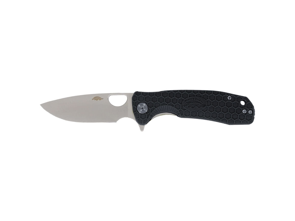 Honey Badger HB1021 Flipper Drop Point Small Black