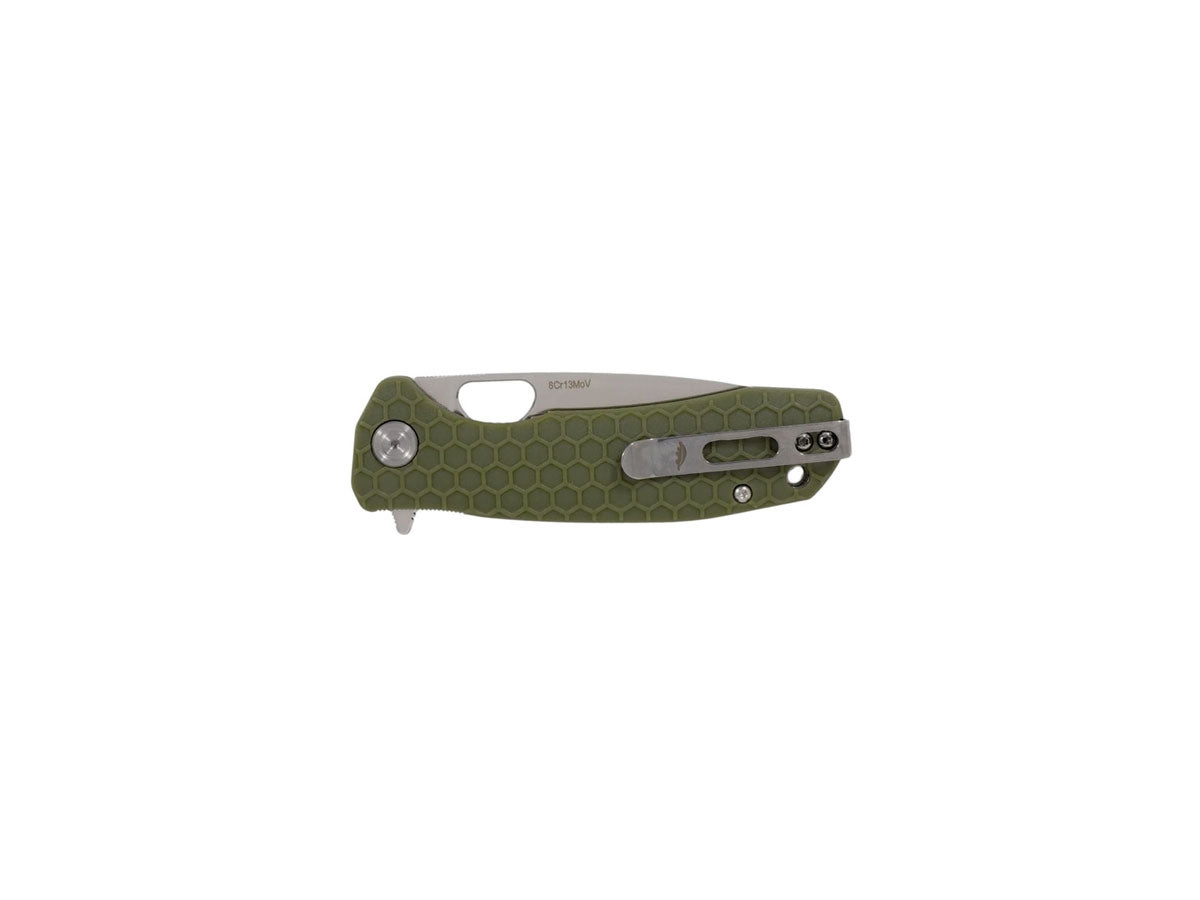 Honey Badger HB1023 Flipper Drop Point Small Green - foto 2