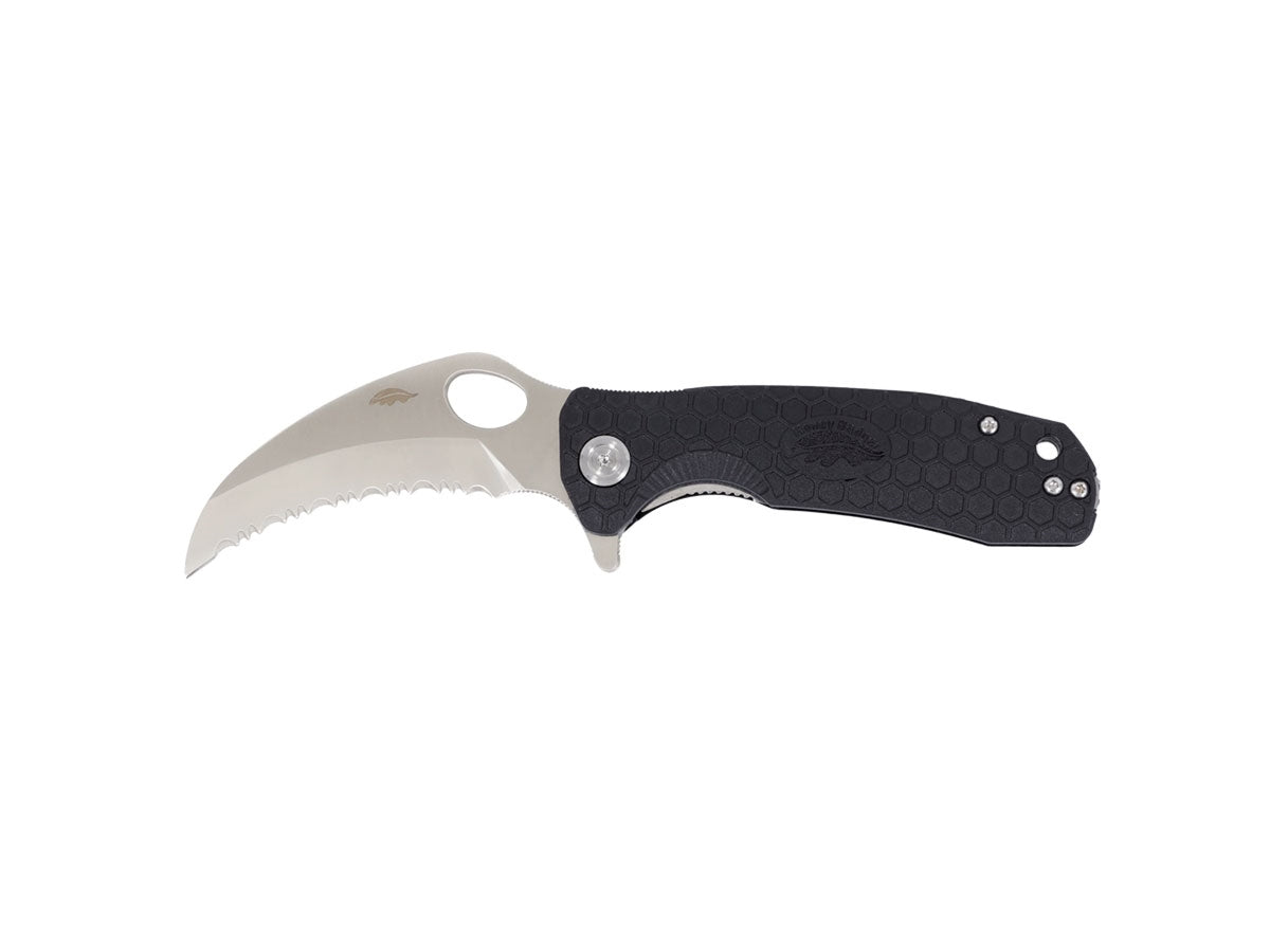 Honey Badger HB1151 Claw Small Serrated Black