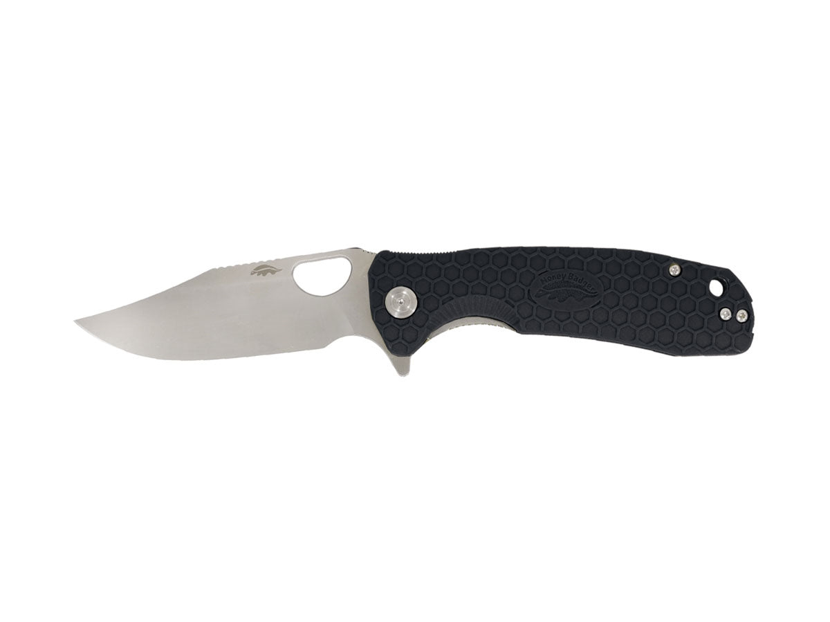 Honey Badger HB4069 Clip Point Medium Black