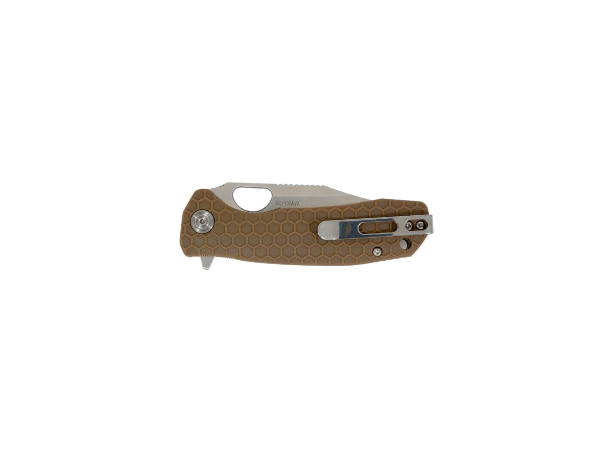 Honey Badger HB4076 Clip Point Small Tan - foto 2