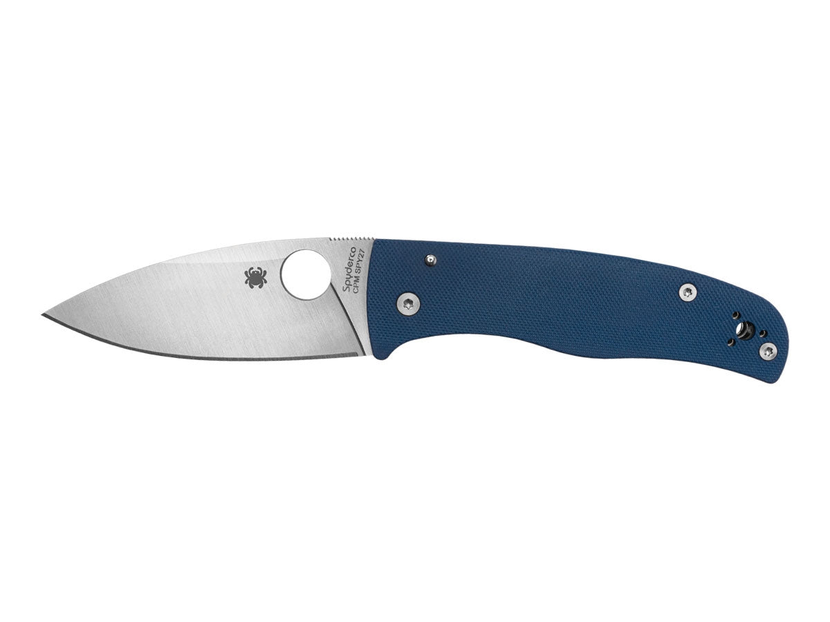 Spyderco Bodacious C263GPCBL lama CPM SPY27 esclusiva Spyderco, guancette G-10 blu cobalto, Sal Glesser
