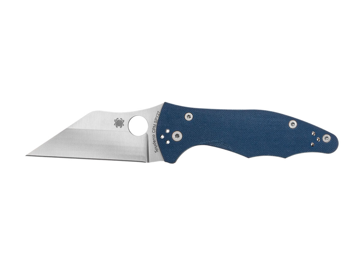 Spyderco Yojimbo 2 Cobalt Blue G-10 SPY27 Plain C85GPCBL2