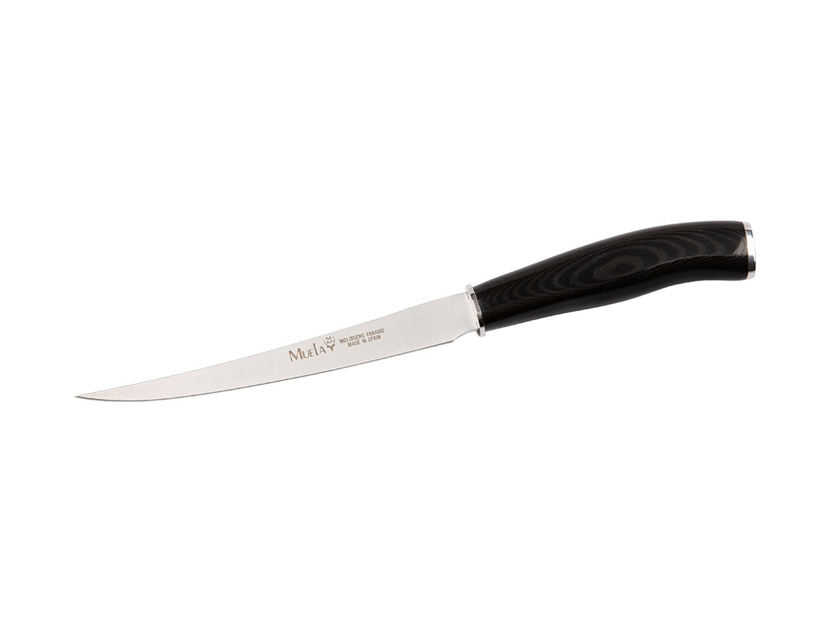 Muela Fillet Knife Black Micarta FP-15M