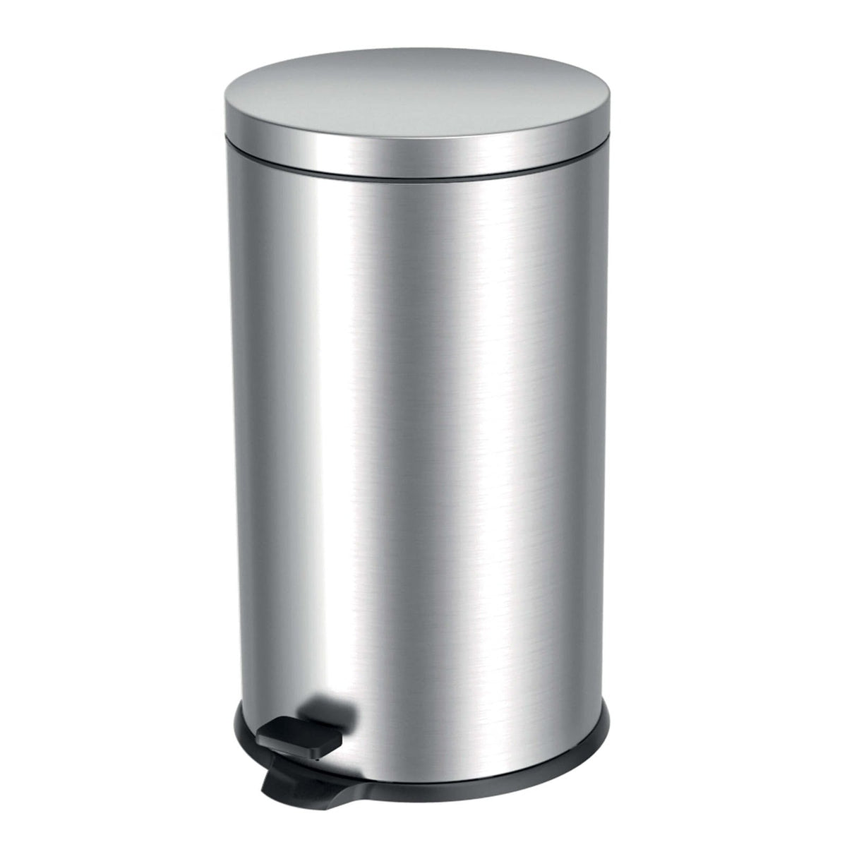 Bidone Tondo Inox con Secchio e Pedale 40 Litri