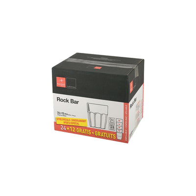 Rock Bar Bicchiere Juice Temperato Impilabile 20 cl Scatola 36 Pezzi
