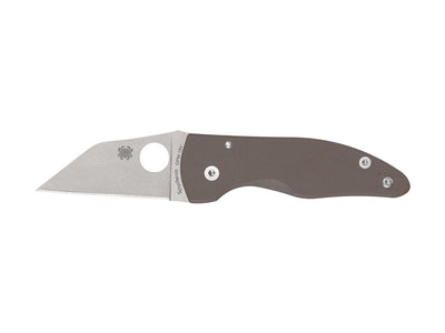 Spyderco Microjimbo Brown G-10 Cpm 15V Plain C264GPBN15V