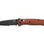 Benchmade Bailout 537SBK-07 Burnt Copper Aluminum Tanto Serrated