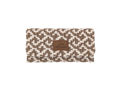 Borsa portatabacco Mestango Dual Spirit 1015 marrone con motivo Boho Pattern