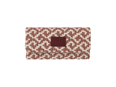 Borsa portatabacco Mestango Dual Spirit 1015 burgundy con motivo Boho