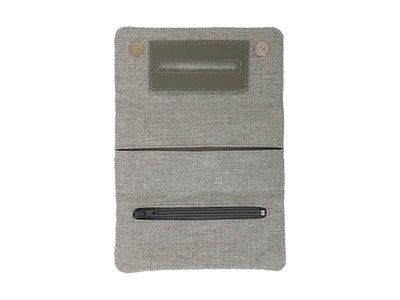 Borsa portatabacco Mestango Dual Spirit 1015 grigia - vista laterale