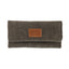 Borsa portatabacco Mestango Terra 1014 effetto velluto grigio verde
