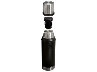 Stanley Classic Legendary 950ml Black 2.0 - tappo twist-and-pour e coperchio isolato