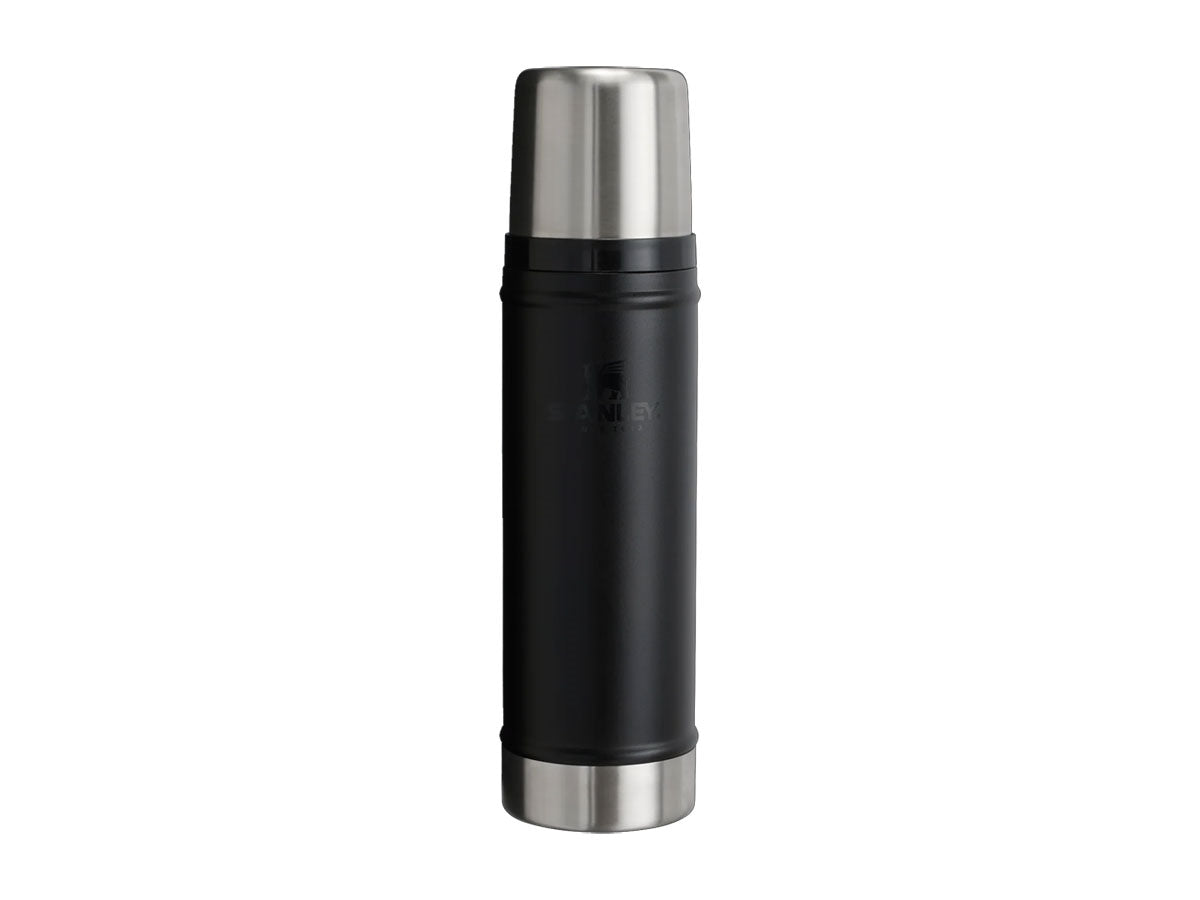 Stanley Classic Legendary Bottle 600ml, caldo 18h, freddo 20h, colore Black 2.0