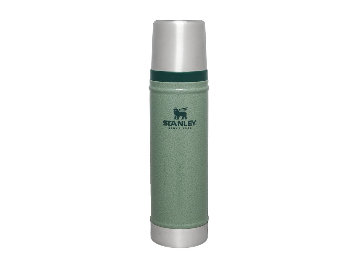 Stanley Classic Legendary Bottle 600ml, caldo 18h, freddo 20h, Hammertone Green