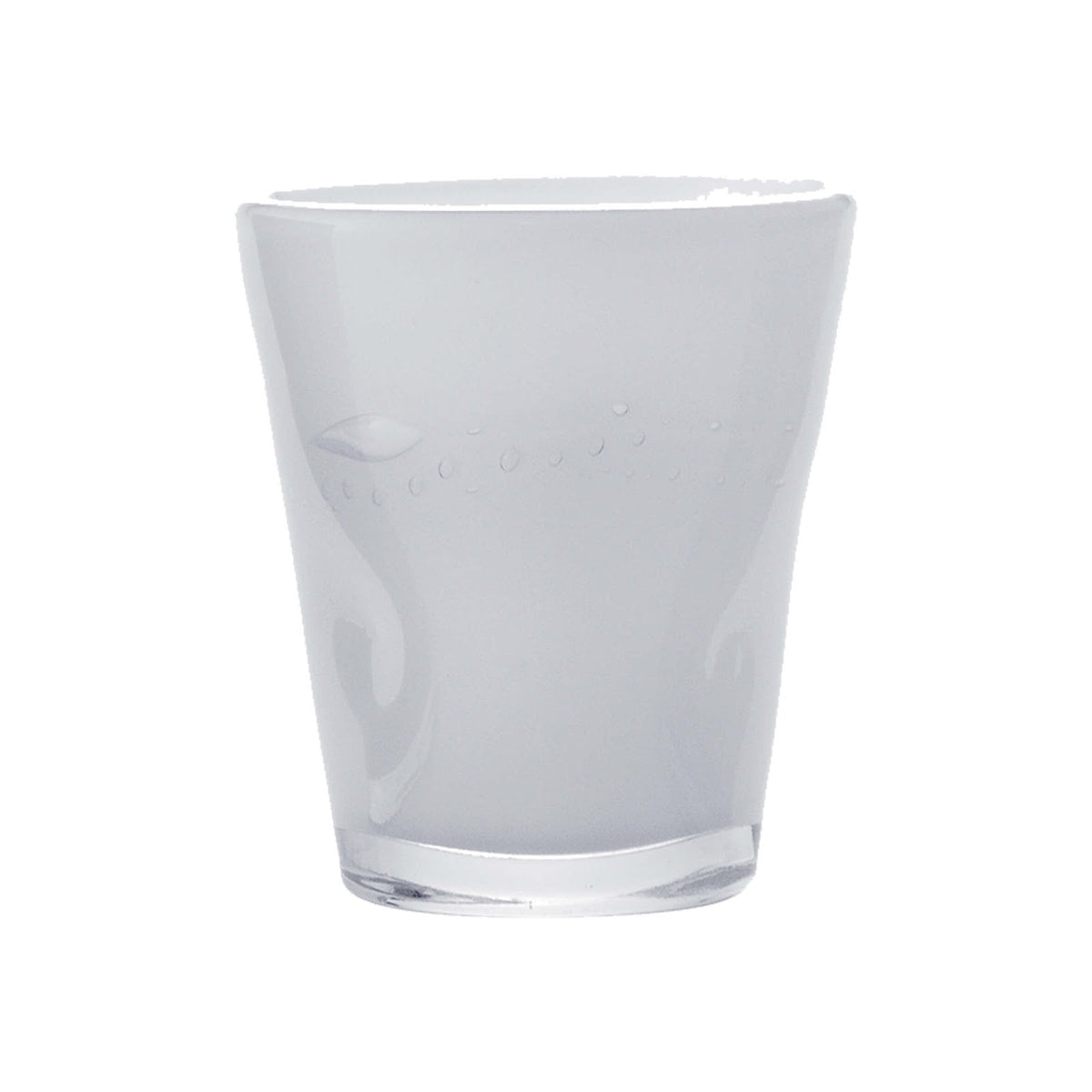 Dalì Bicchiere Acqua Bianco in Vetro Soffiato a Bocca 35 cl 6 Pezzi