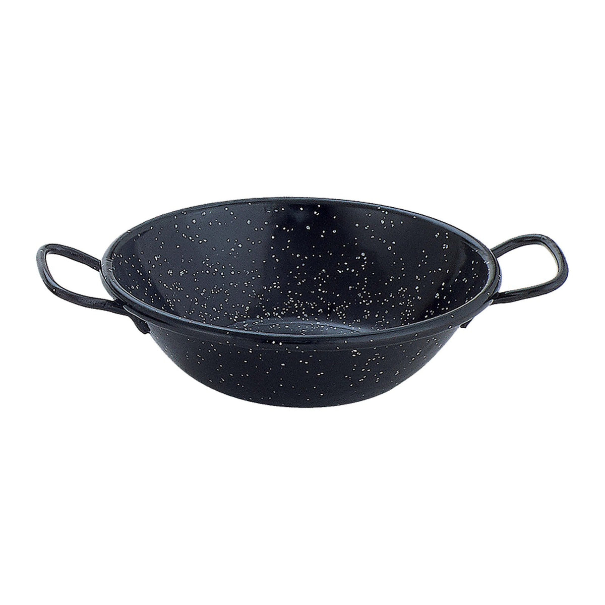 Tegame Fondo con Manici in Acciaio al Carbonio Smaltato 18 cm