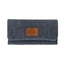 Borsa portatabacco Mestango Terra 1014 effetto velluto blu tono vintage