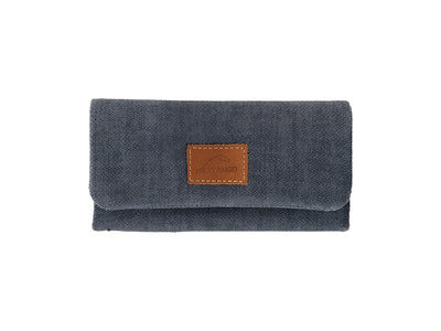 Borsa portatabacco Mestango Terra 1014 effetto velluto blu tono vintage