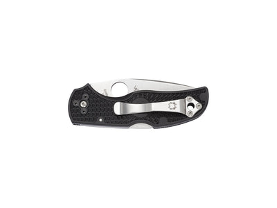 Spyderco Native 5 C41PSBK5 dettaglio lama combo FRN nero Lightweight e meccanismo Back Lock