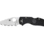 Spyderco Native 5 Lightweight C41SBK5 lama seghettata manico FRN nero ultraleggero - vista principale