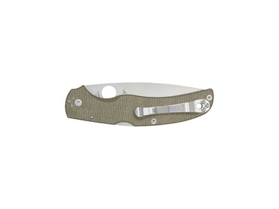 Spyderco Native Chief C244MPCW lama CPM CRU-WEAR canvas Micarta marrone Back Lock - dettaglio lama