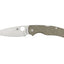 Spyderco Native Chief C244MPCW lama CPM CRU-WEAR flat satinata guancette canvas Micarta marrone - vista principale