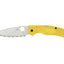 Spyderco Native Chief Salt C244SYL lama seghettata Salt anticorrosione manico FRN giallo - vista principale